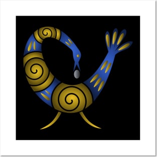 Sankofa Bird Symbol Posters and Art